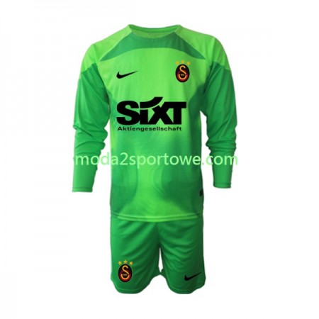 Koszulka Galatasaray SK Bramkarska Dziecięcy Domowe Stroje Piłkarskie 2022/23 Długi Rękaw